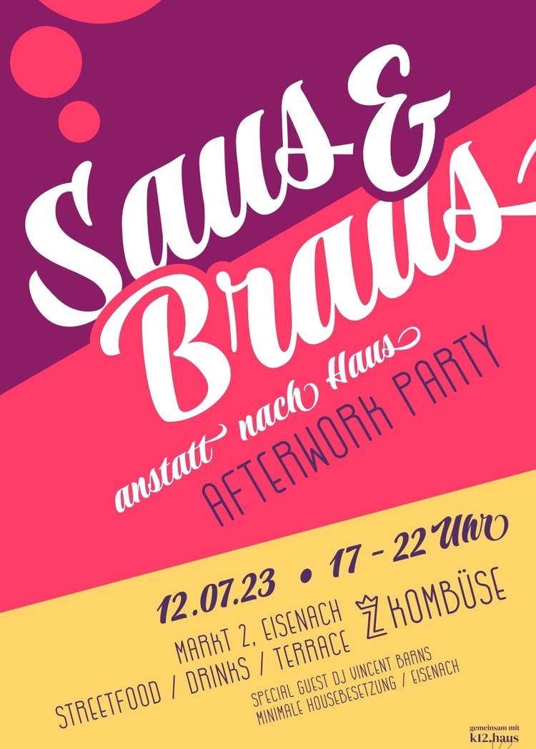 Flyer Saus und Braus 2023