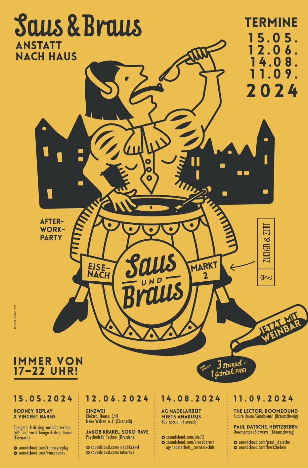 Flyer Saus und Braus 2024